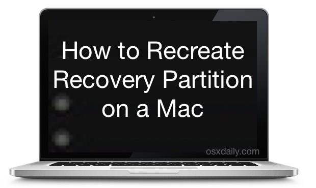 how to reinstall os from recovery partition